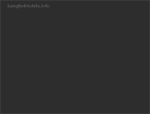 Tablet Screenshot of bangkokhotels.info